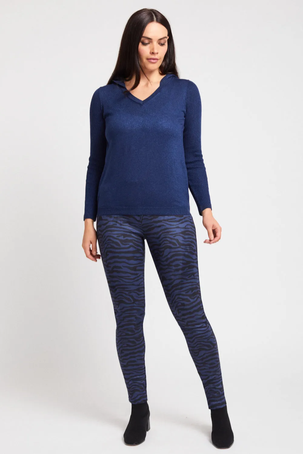 V-neck Hoody - Shine & Sparkle: FINAL SALE sold by Peace of Cloth product image thumbnail 3