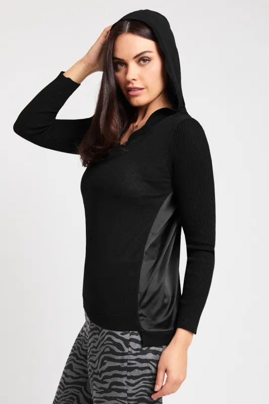 V-neck Hoody - Shine & Sparkle: FINAL SALE sold by Peace of Cloth