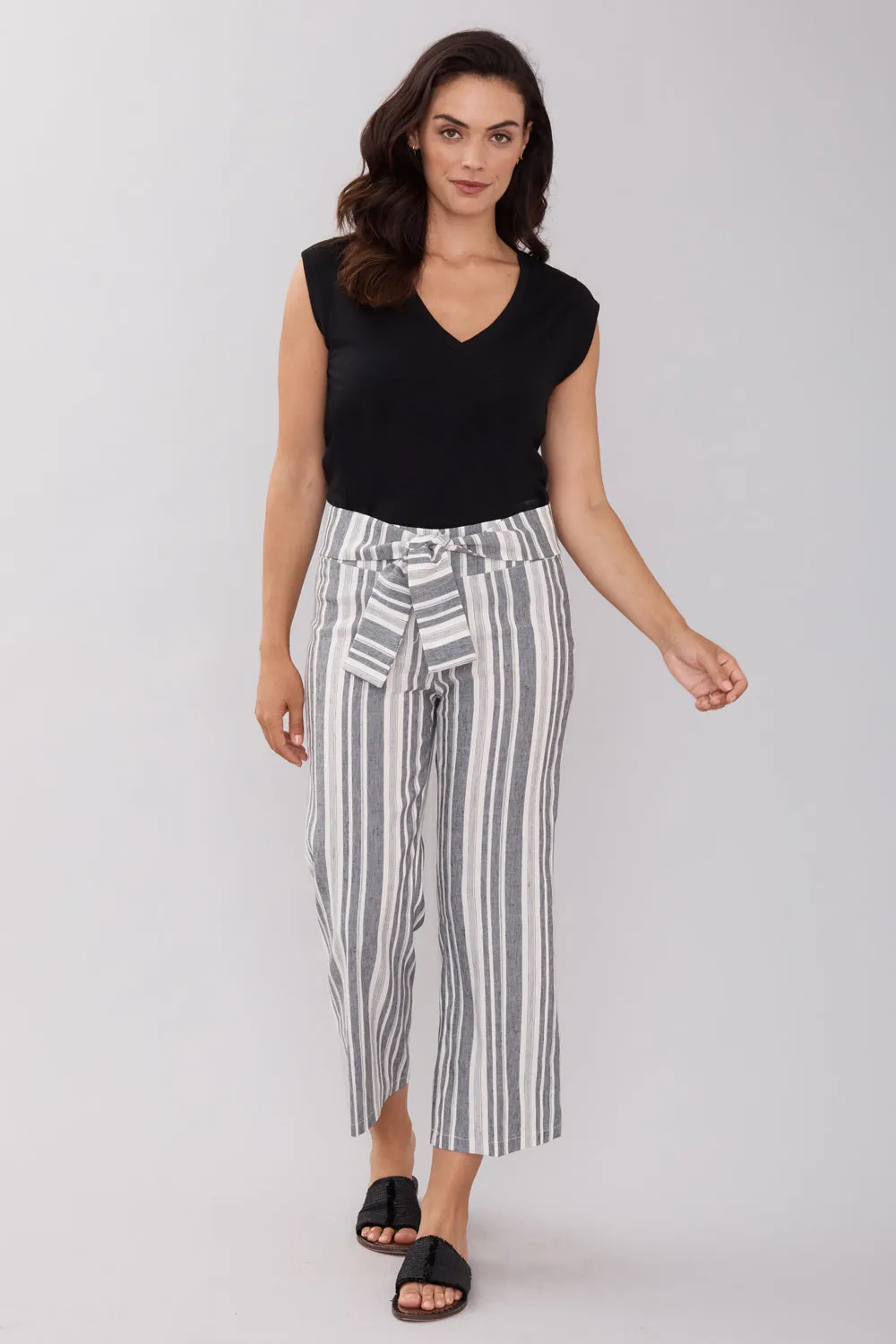 Noah Crop Pant - Liberty Linen: FINAL SALE sold by Peace of Cloth