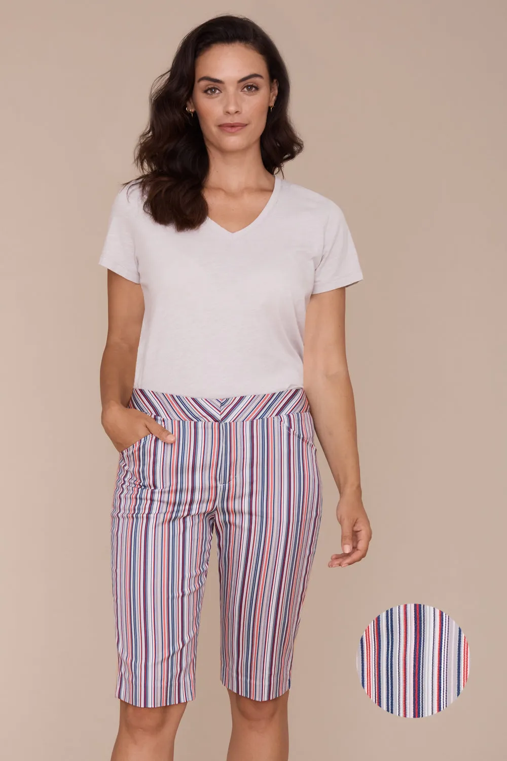 Heather Short - Parallel Stripe- FINAL SALE sold by Peace of Cloth product image thumbnail 5