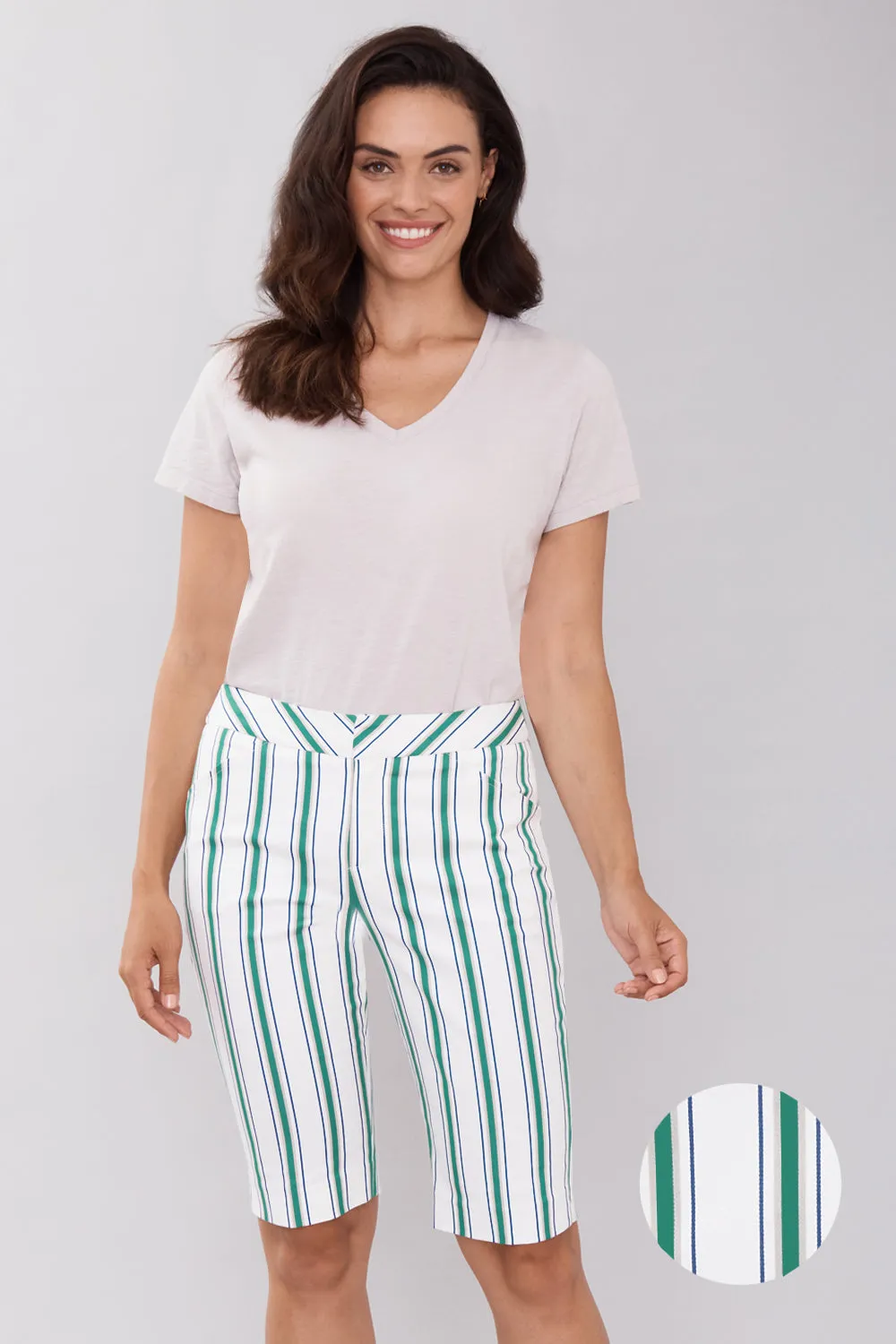 Heather Short - Parallel Stripe- FINAL SALE sold by Peace of Cloth product image thumbnail 3