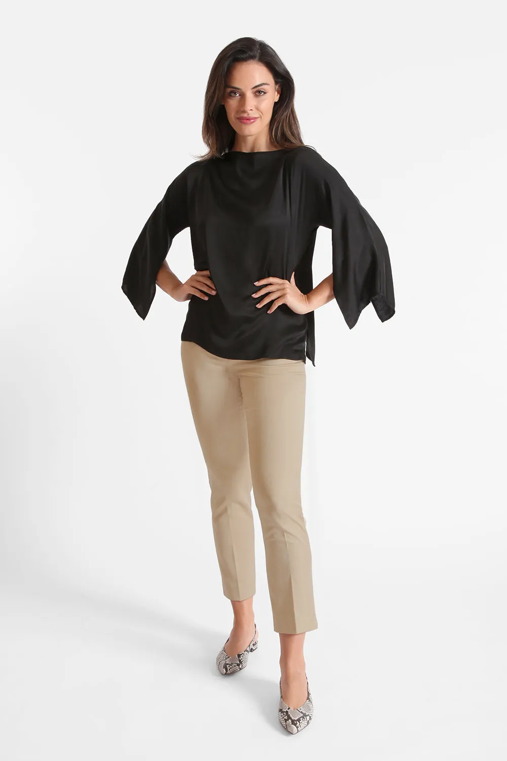 Jerry Pant - Cosmopolitan Sateen: FINAL SALE sold by Peace of Cloth