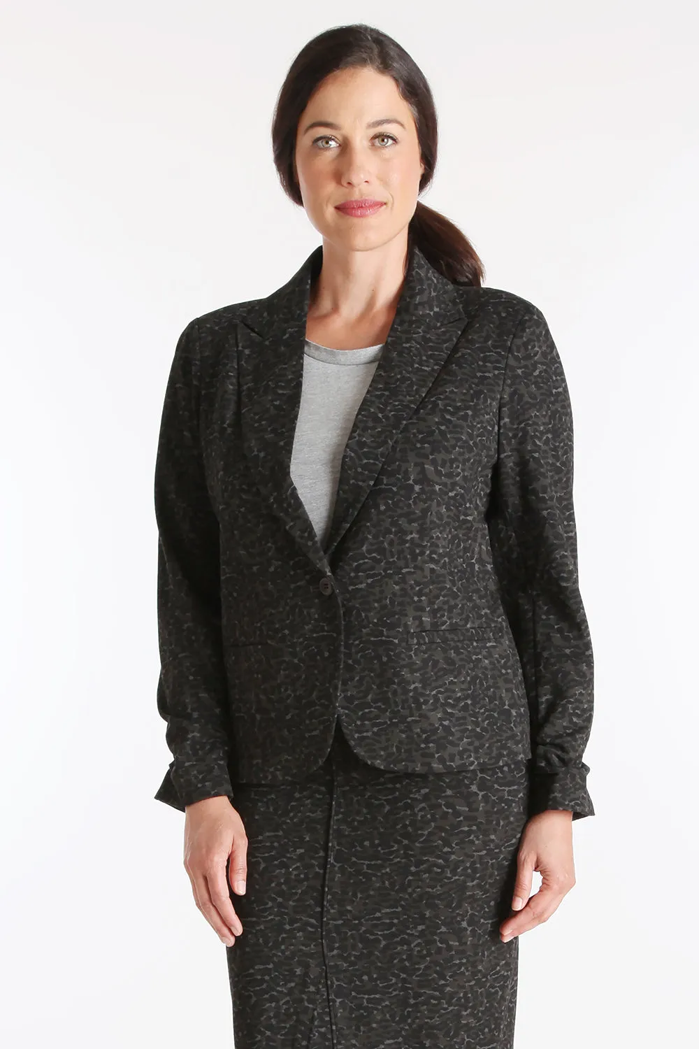 Brett Jacket - Print Knit: FINAL SALE sold by Peace of Cloth product image thumbnail 2