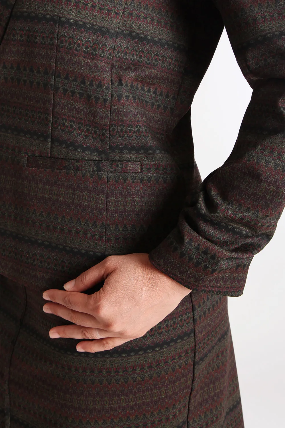 Brett Jacket - Print Knit: FINAL SALE sold by Peace of Cloth product image thumbnail 3