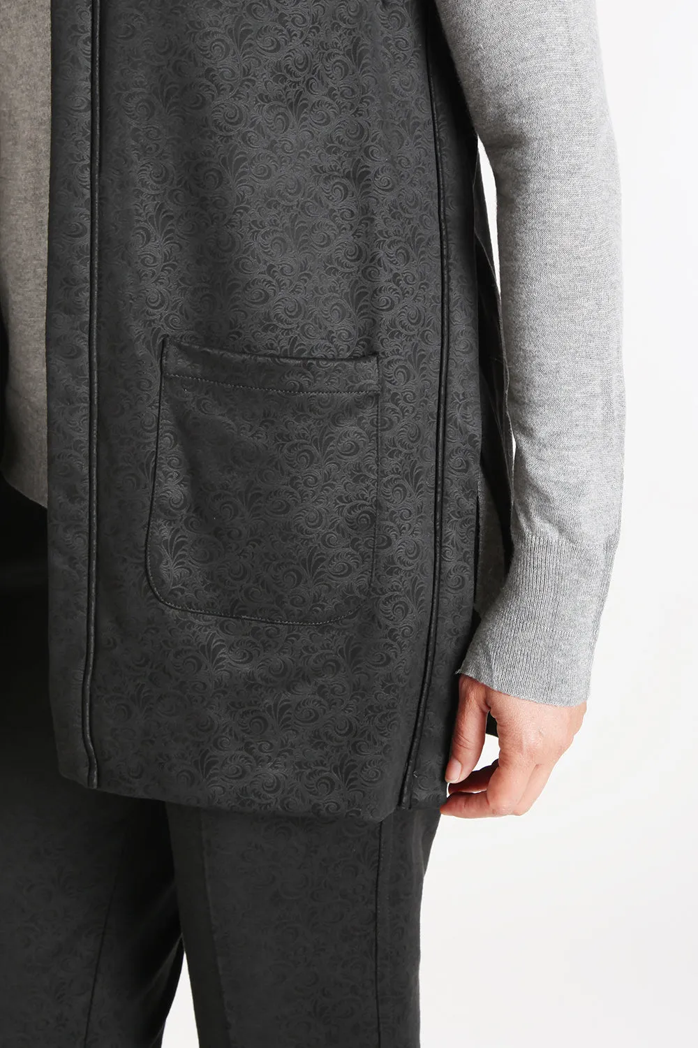 Georgette Vest - Embossed Faux Suede: FINAL SALE sold by Peace of Cloth product image thumbnail 5