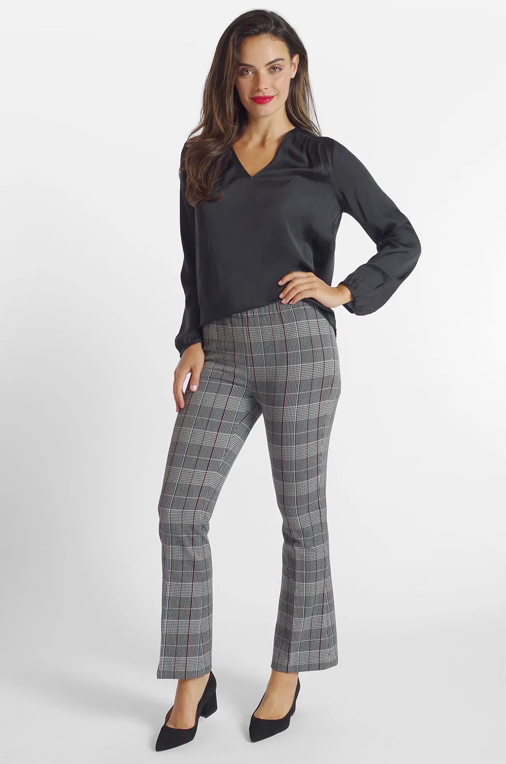 Cher Flare Pant - Sussex Plaid: FINAL SALE sold by Peace of Cloth product image thumbnail 4