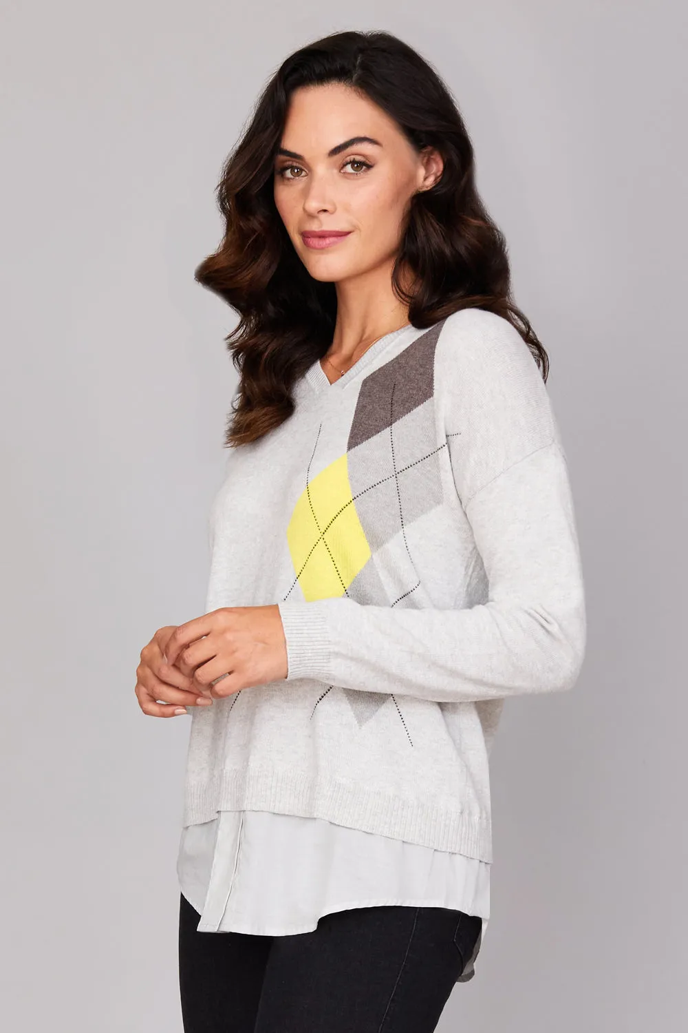 Argyle V Neck Sweater: FINAL SALE sold by Peace of Cloth product image thumbnail 4