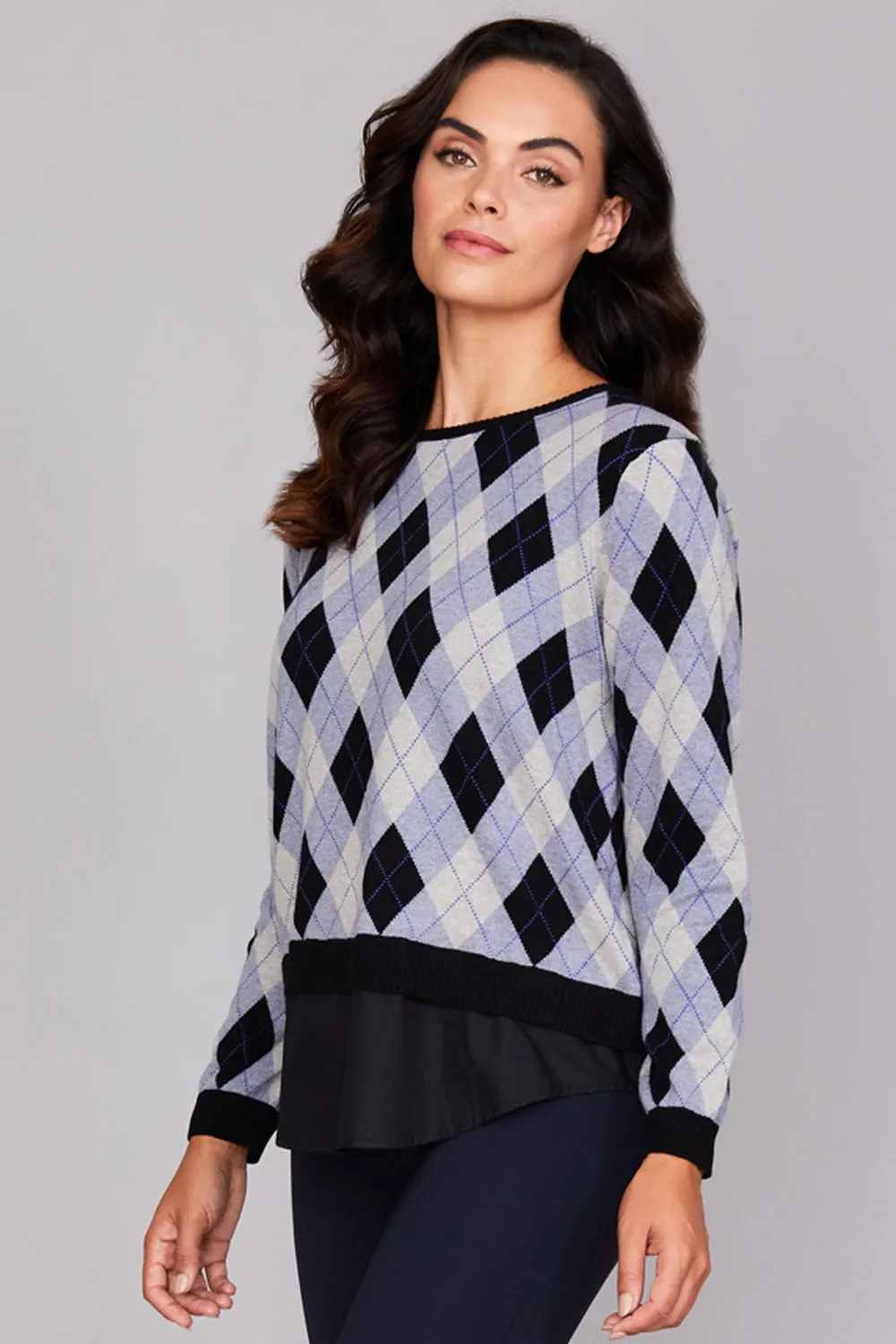 Argyle Easy Crew Neck- FINAL SALE sold by Peace of Cloth