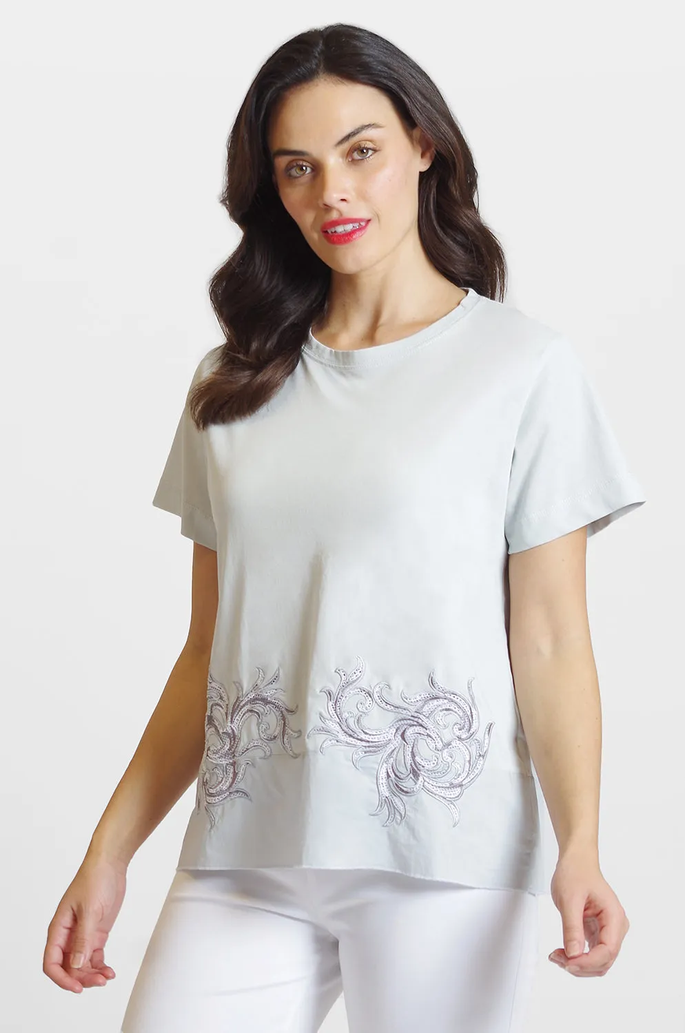 Embroidery Tee: FINAL SALE sold by Peace of Cloth product image thumbnail 4