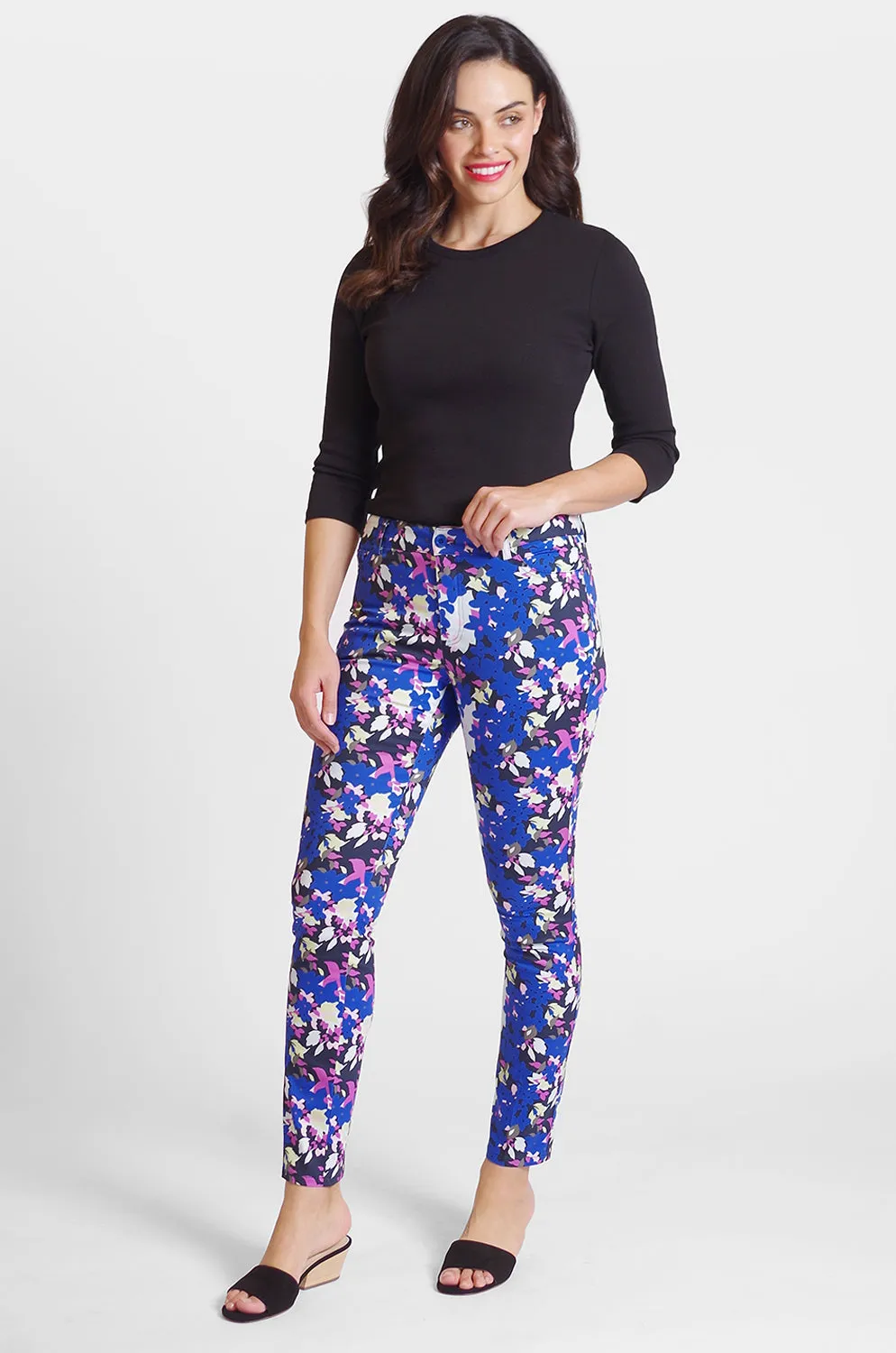 Twiggy Slim Jean - Colorful Bouquet: FINAL SALE sold by Peace of Cloth product image thumbnail 4