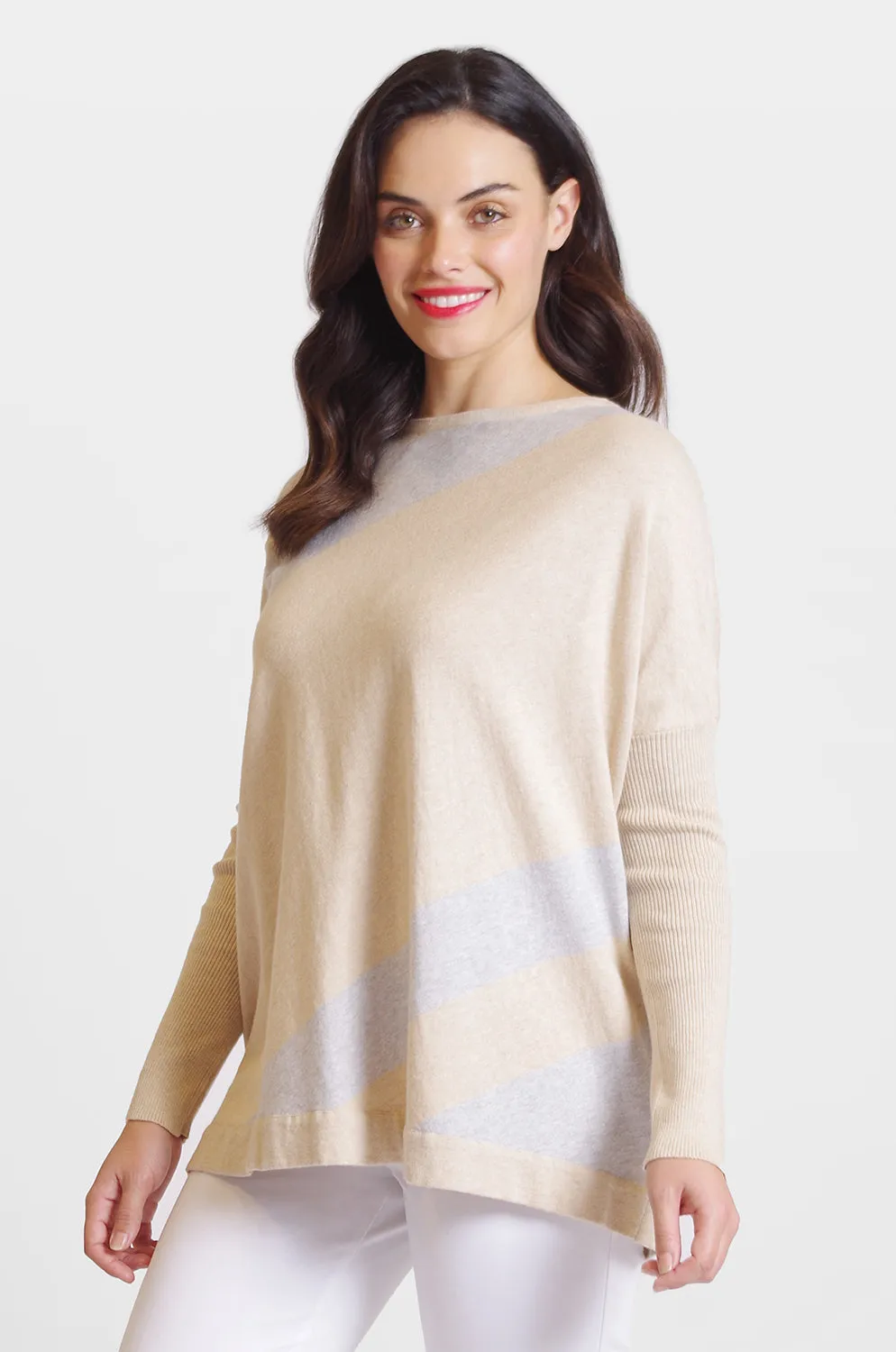 Ribbed Sleeve Color Block: FINAL SALE sold by Peace of Cloth product image thumbnail 3
