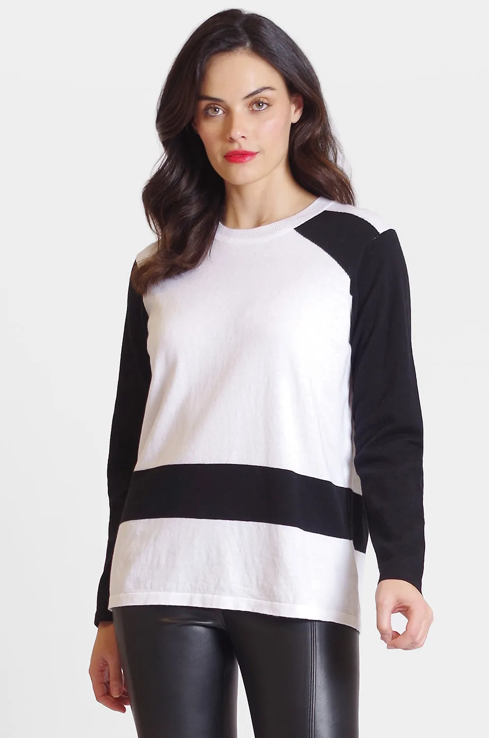 Long Sleeve Color Block Crew: FINAL SALE sold by Peace of Cloth product image thumbnail 4