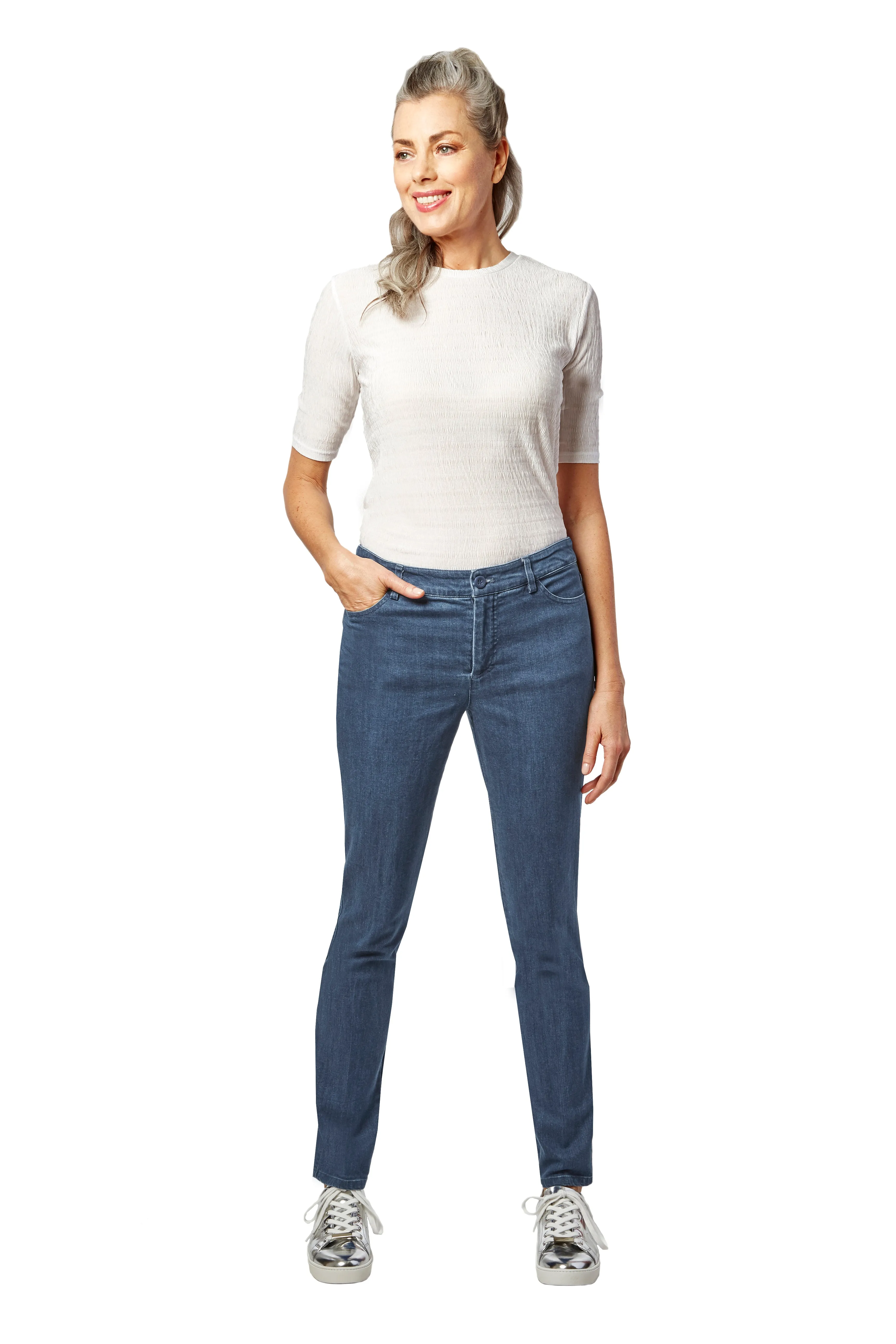 Twiggy Slim Jean - Denim Stretch: FINAL SALE sold by Peace of Cloth