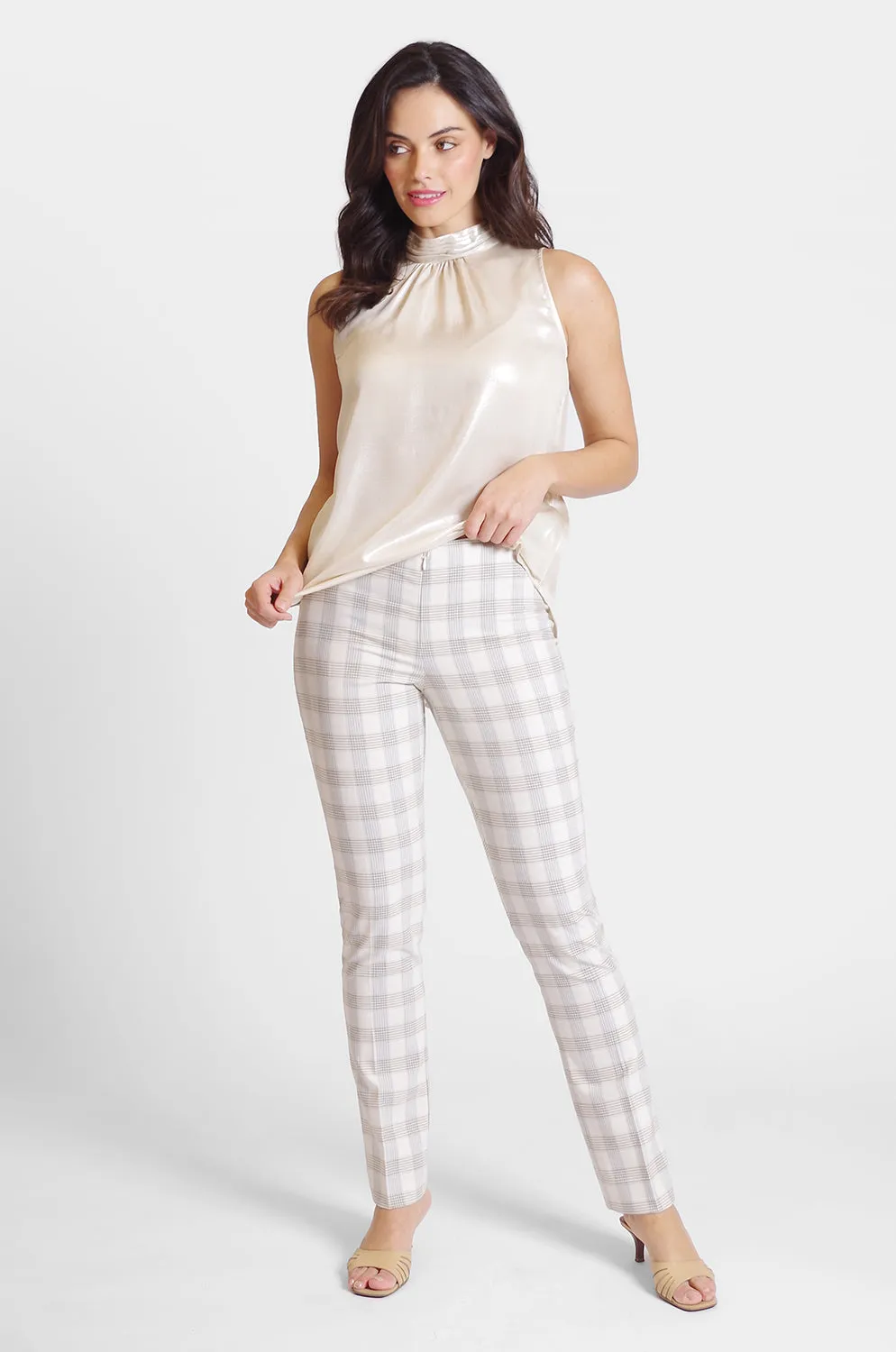 Jezebelle Pant - Charleston Plaid: FINAL SALE sold by Peace of Cloth product image thumbnail 2