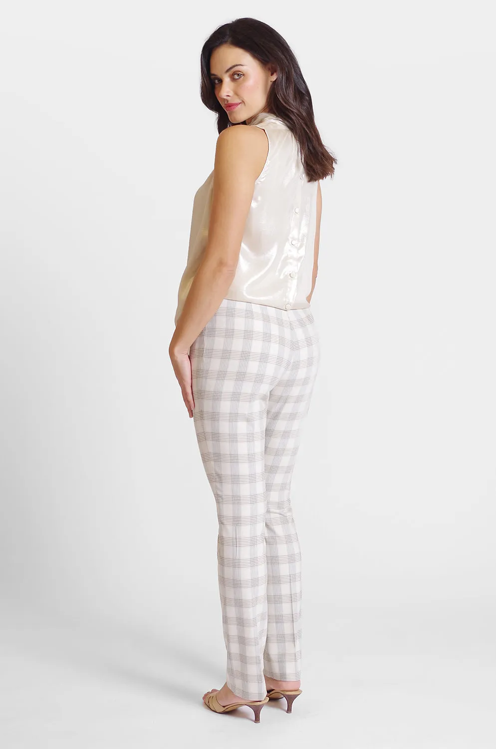 Jezebelle Pant - Charleston Plaid: FINAL SALE sold by Peace of Cloth product image thumbnail 3