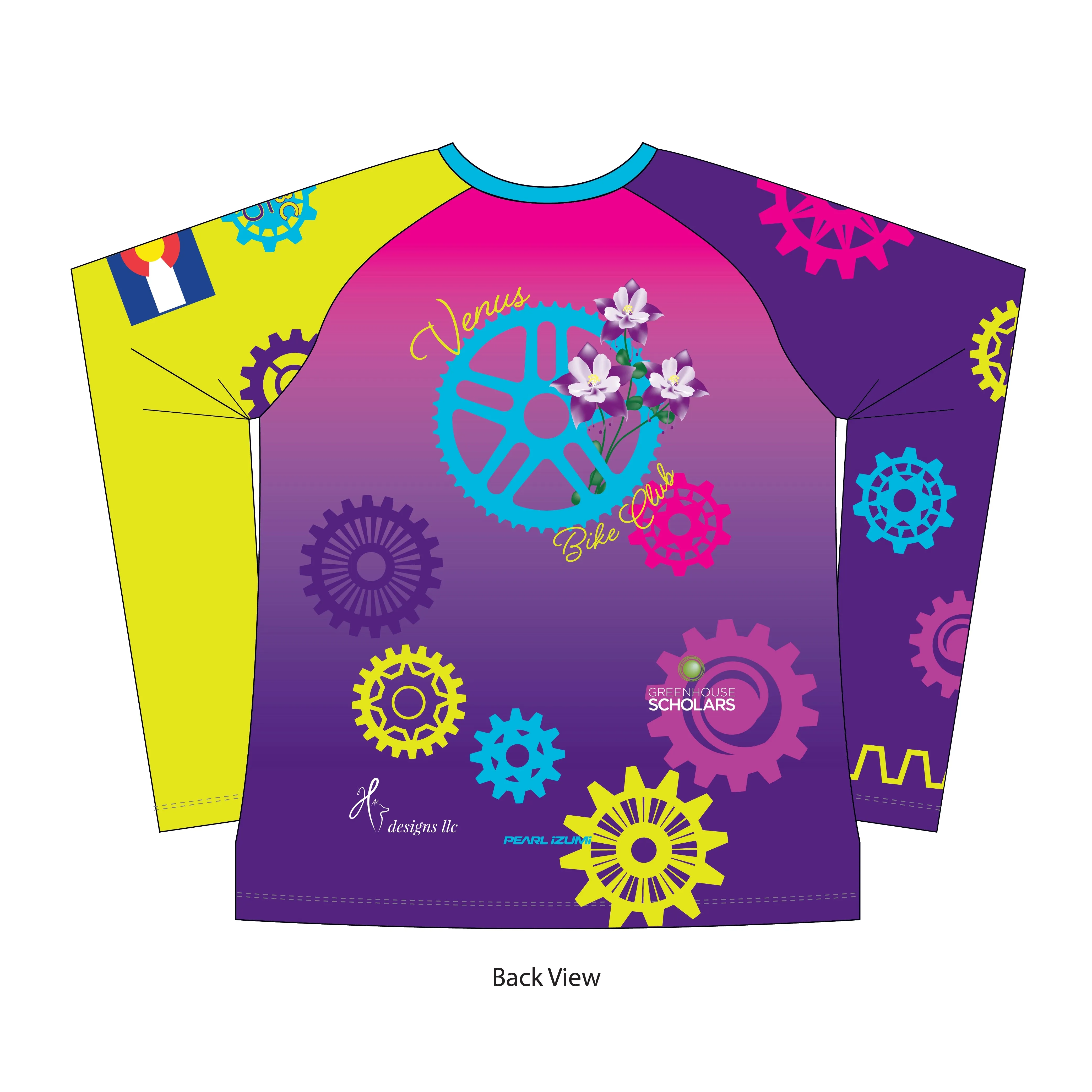 Women's Summit Long Sleeve Jersey - Venus Bike Club 25 sold by Pearl Izumi product image thumbnail 2