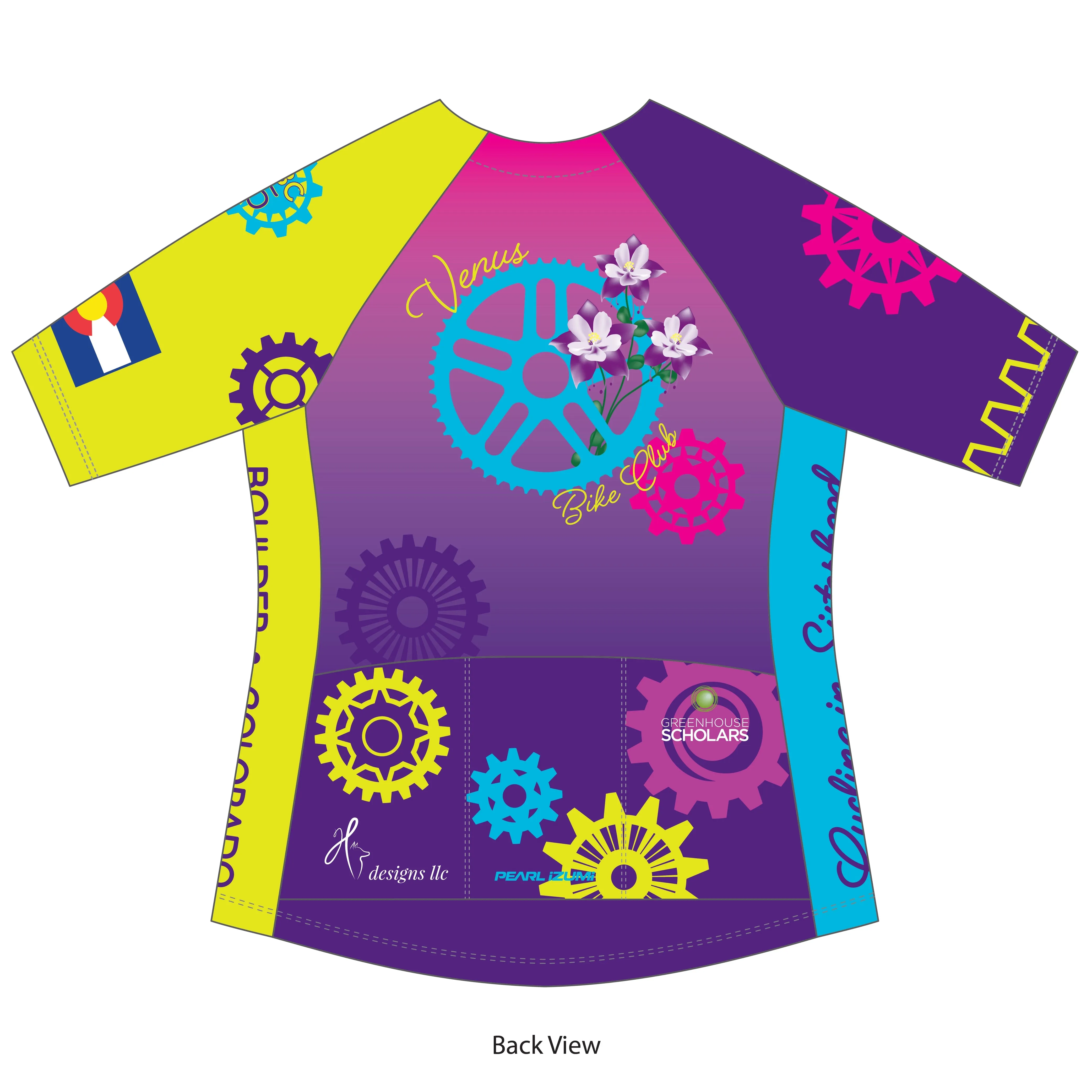 Women's Attack Air Jersey - Venus Bike Club 25 sold by Pearl Izumi product image thumbnail 2