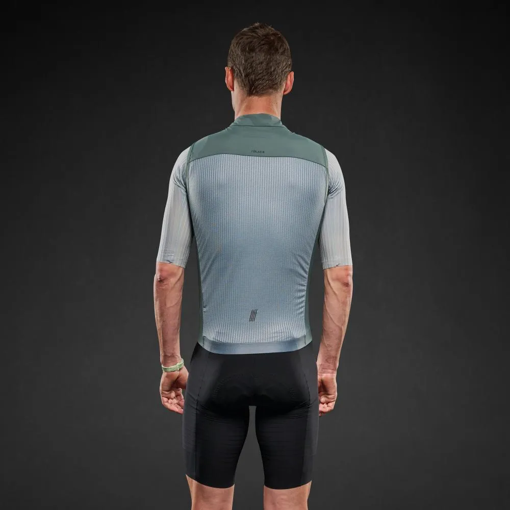 Men's Pi PRO/BLACK Wind Vest sold by Pearl Izumi product image thumbnail 2