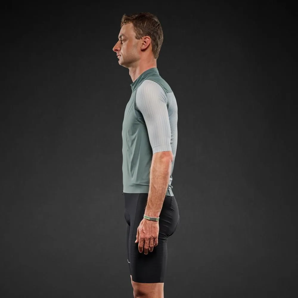 Men's Pi PRO/BLACK Wind Vest sold by Pearl Izumi product image thumbnail 3