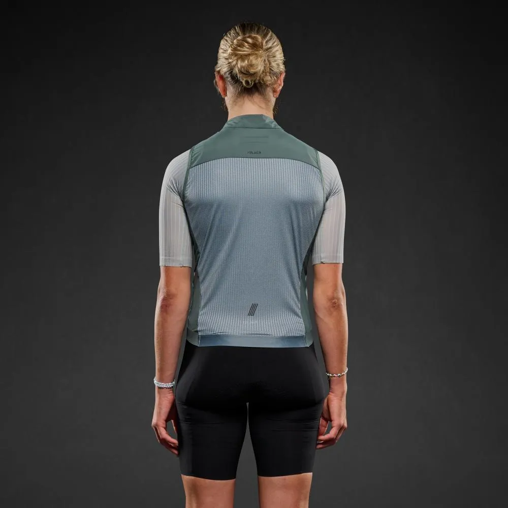 Women's Pi PRO/BLACK Wind Vest sold by Pearl Izumi product image thumbnail 2