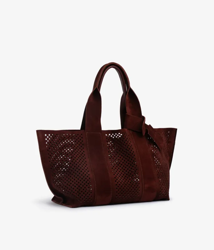 perfed tote / brunette cervo made by Pedro Garcia