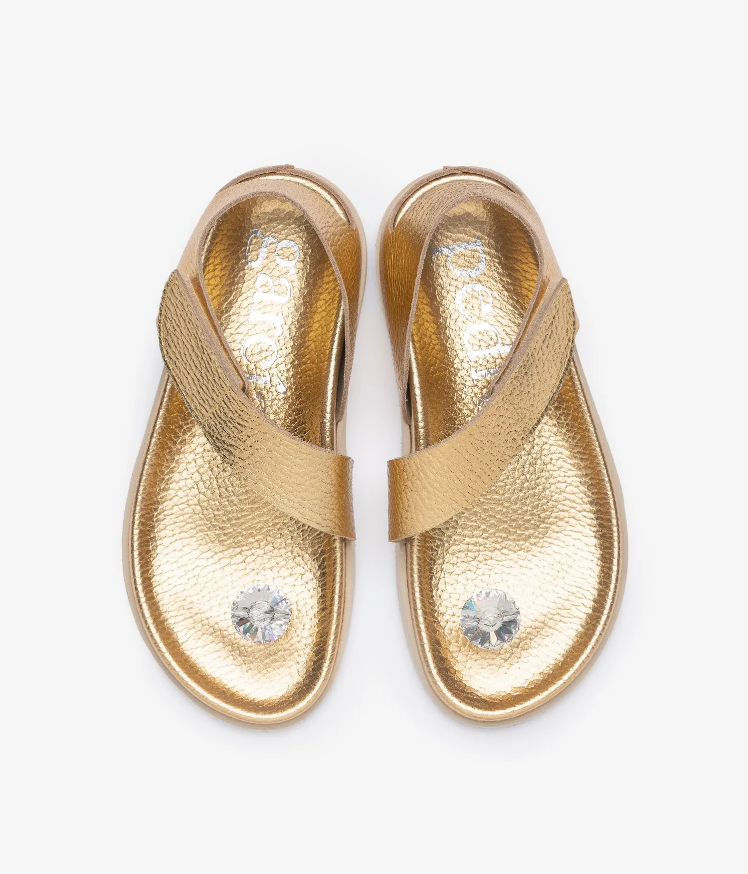 dorleta / gold cervo lame-crystal sold by Pedro Garcia product image thumbnail 4