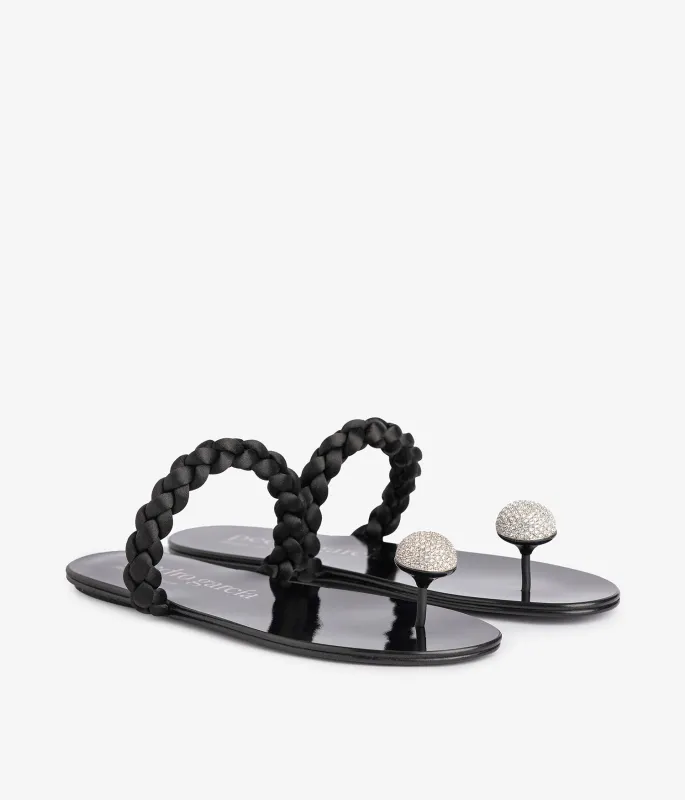 pipa / black satin-silver crystal sold by Pedro Garcia