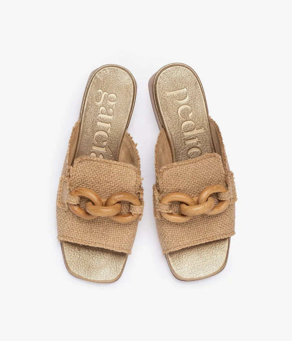 enna / natural burlap-oak sold by Pedro Garcia product image thumbnail 5
