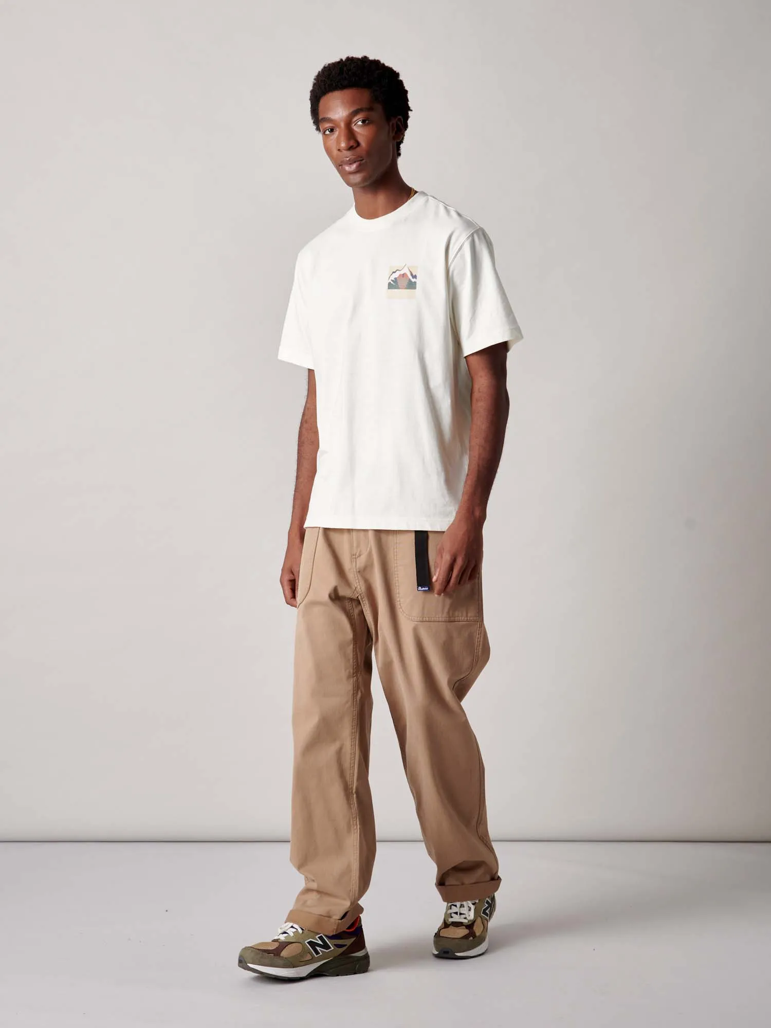 Mountain Back Forefounders T-Shirt in Vanilla Ice sold by Penfield product image thumbnail 4