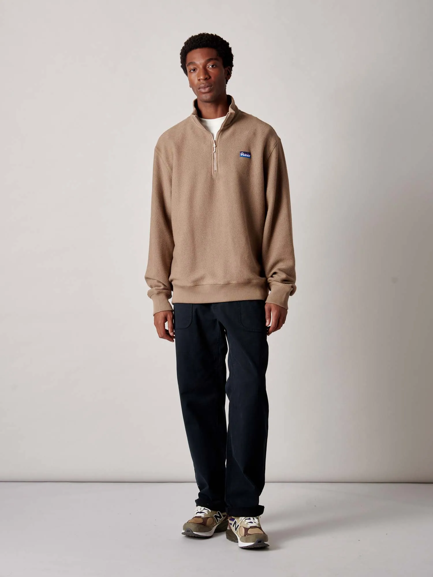 Berkley 1/2 Zip Funnel in Lead Gray sold by Penfield product image thumbnail 3