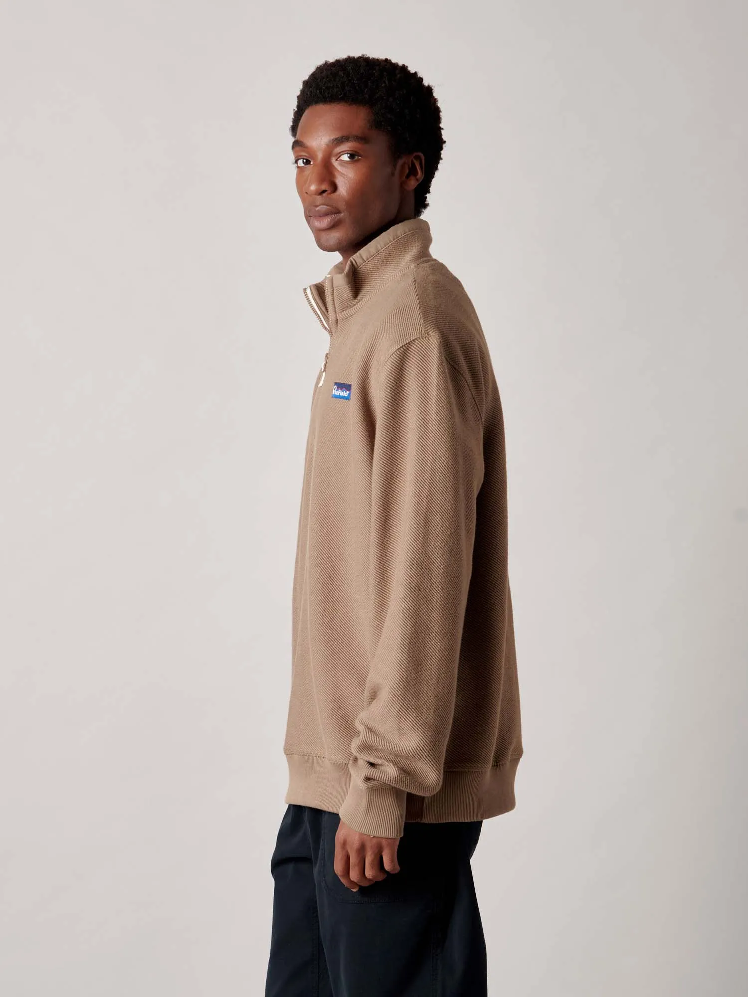 Berkley 1/2 Zip Funnel in Lead Gray sold by Penfield product image thumbnail 4