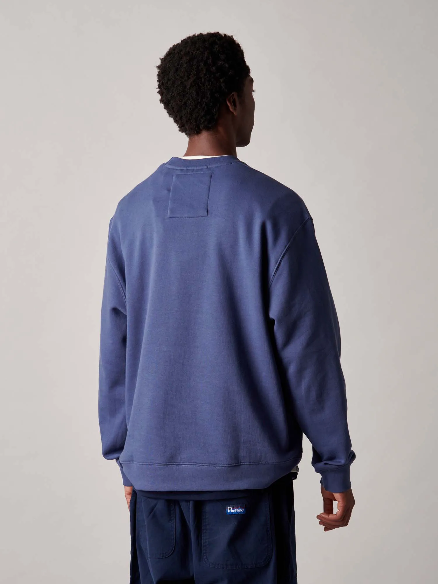 50th Anniversary Embroidered Crew in Blue Indigo sold by Penfield product image thumbnail 5