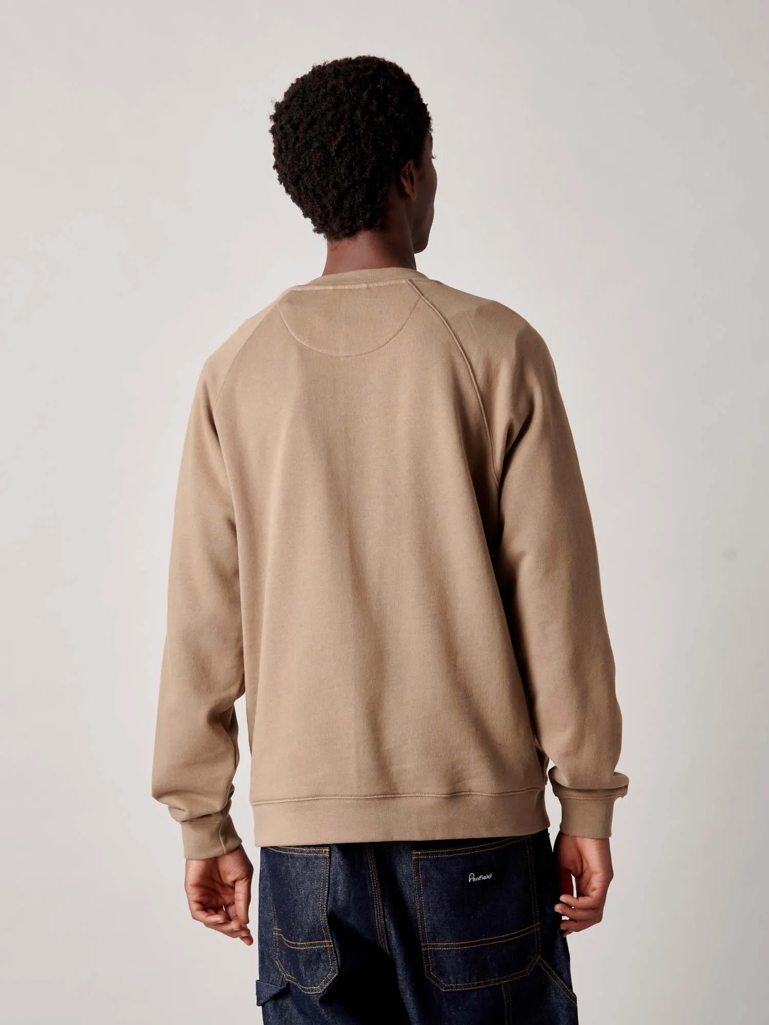 Embroidered Trout Crew in Lead Gray sold by Penfield product image thumbnail 5