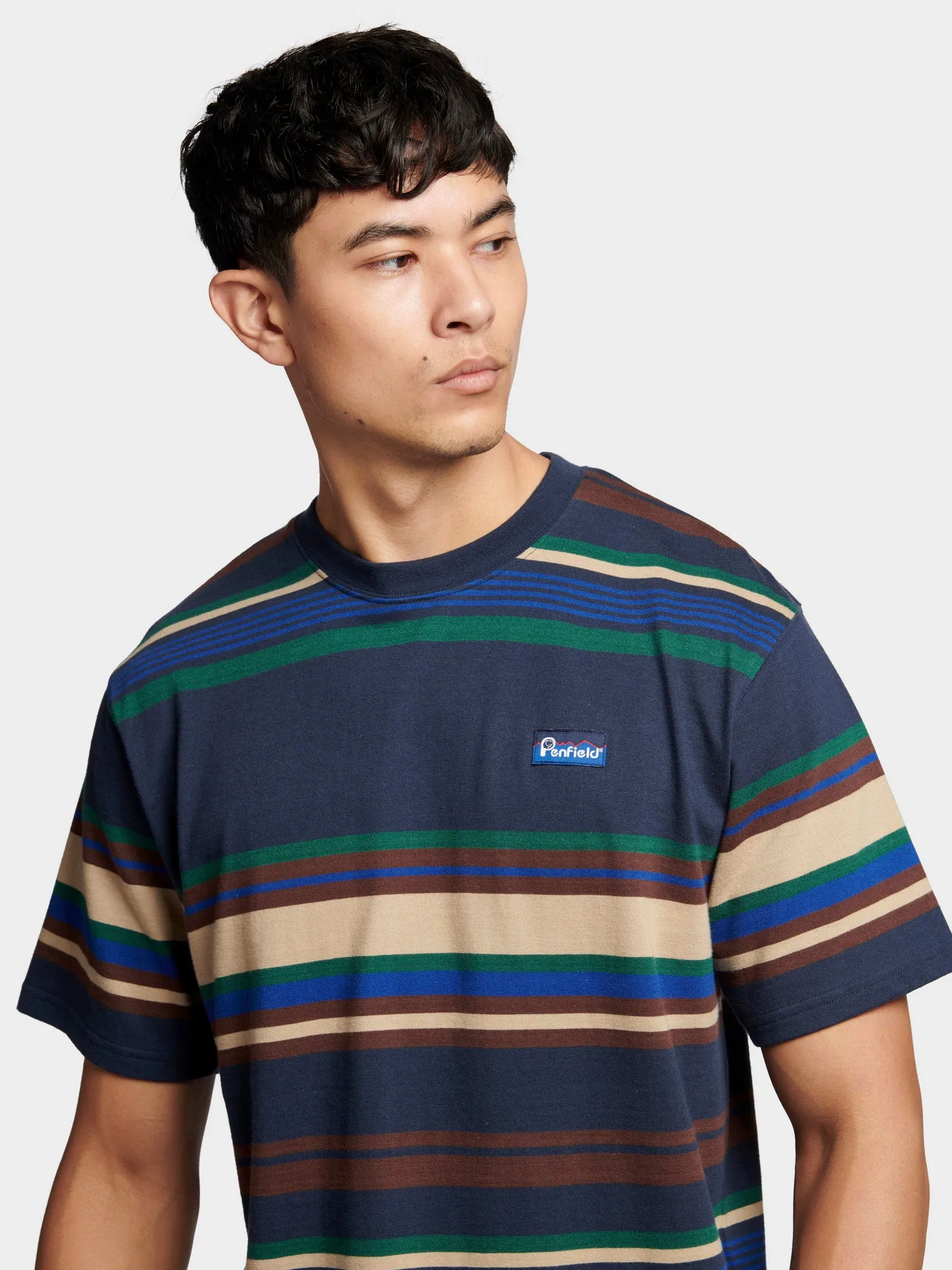Stripe T-Shirt in Navy Blue sold by Penfield product image thumbnail 4