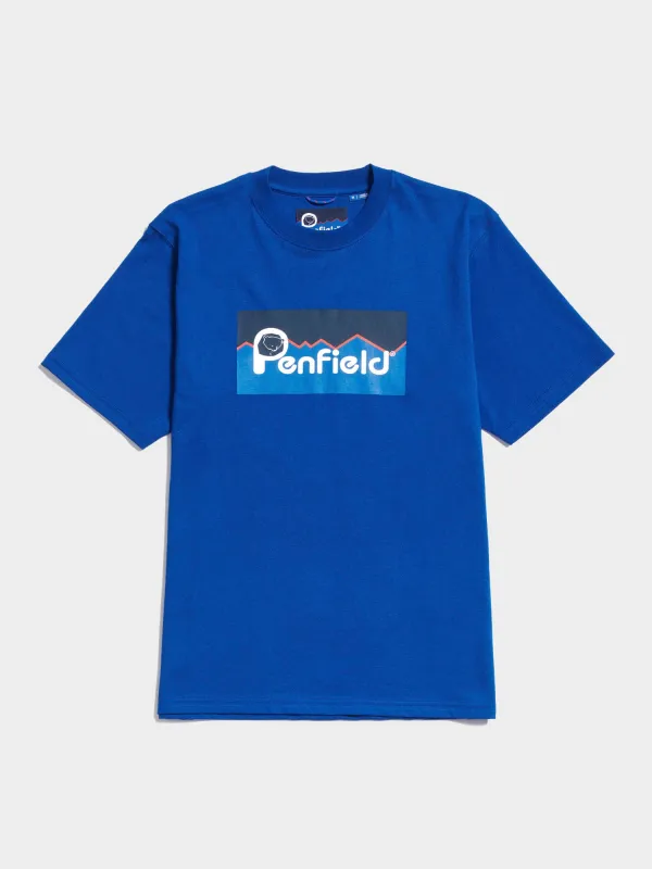 Original Large Logo T-Shirt in Sodalite Blue sold by Penfield