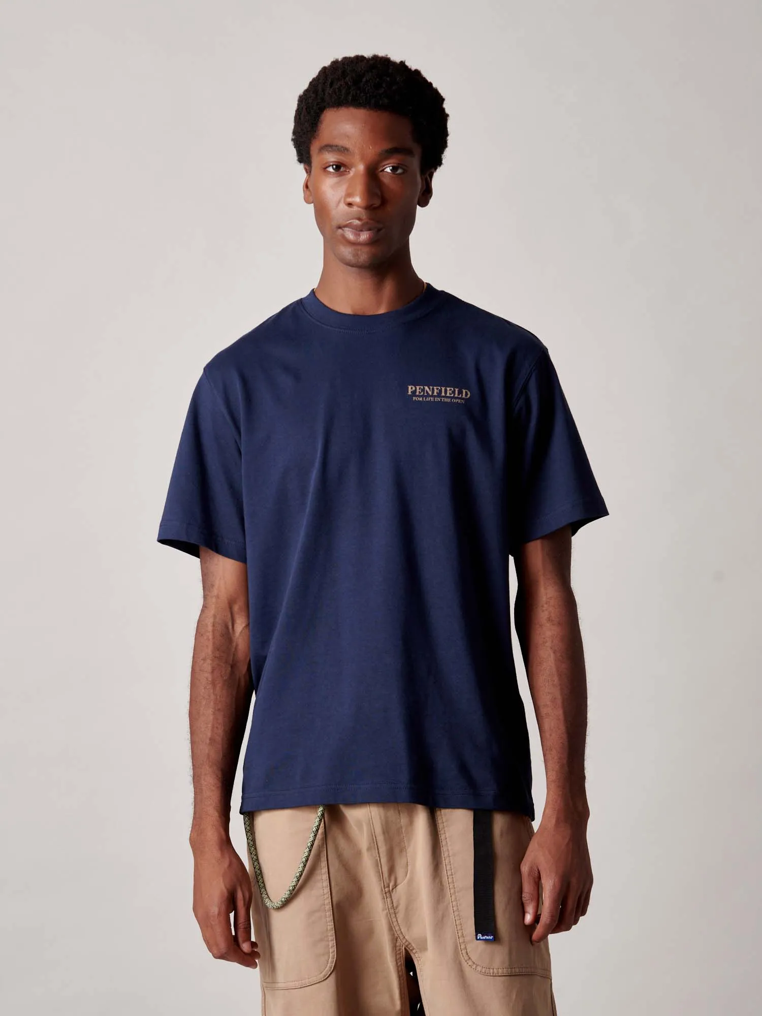 Wild Bear T-Shirt in Navy Blue sold by Penfield product image thumbnail 3
