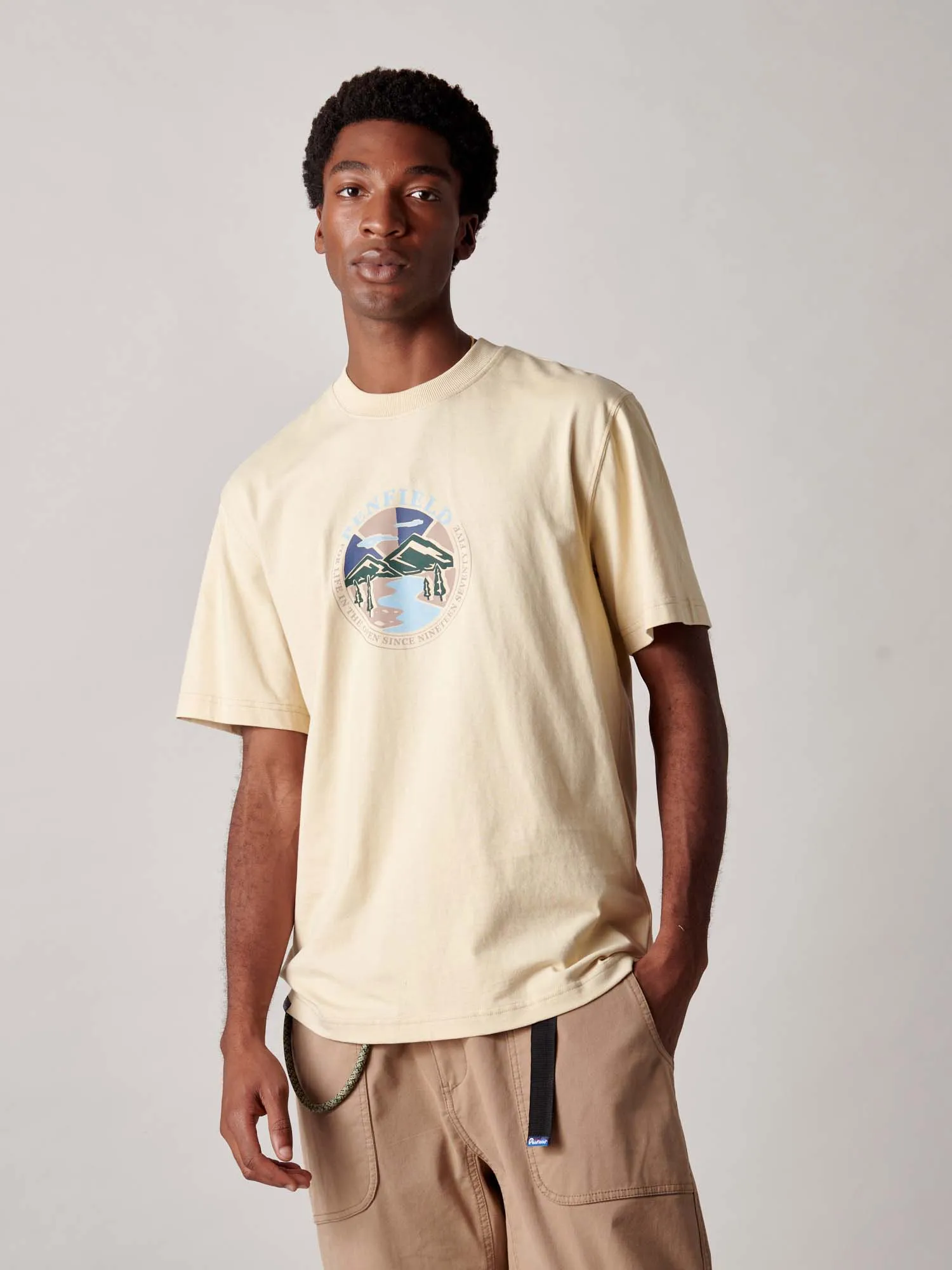 Riverview T-Shirt in Brown Rice sold by Penfield product image thumbnail 2