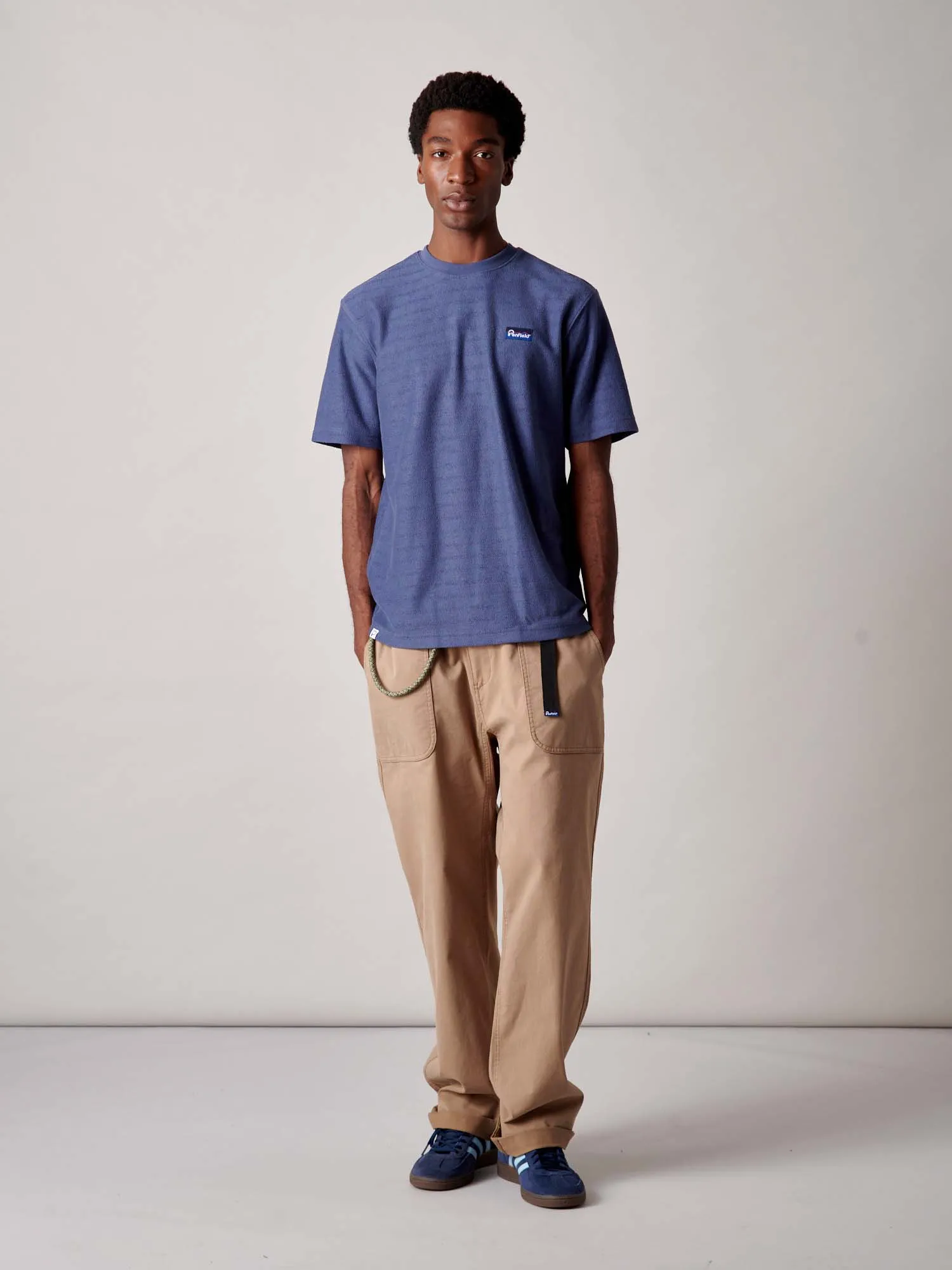 Textured T-Shirt in Blue Indigo sold by Penfield product image thumbnail 3