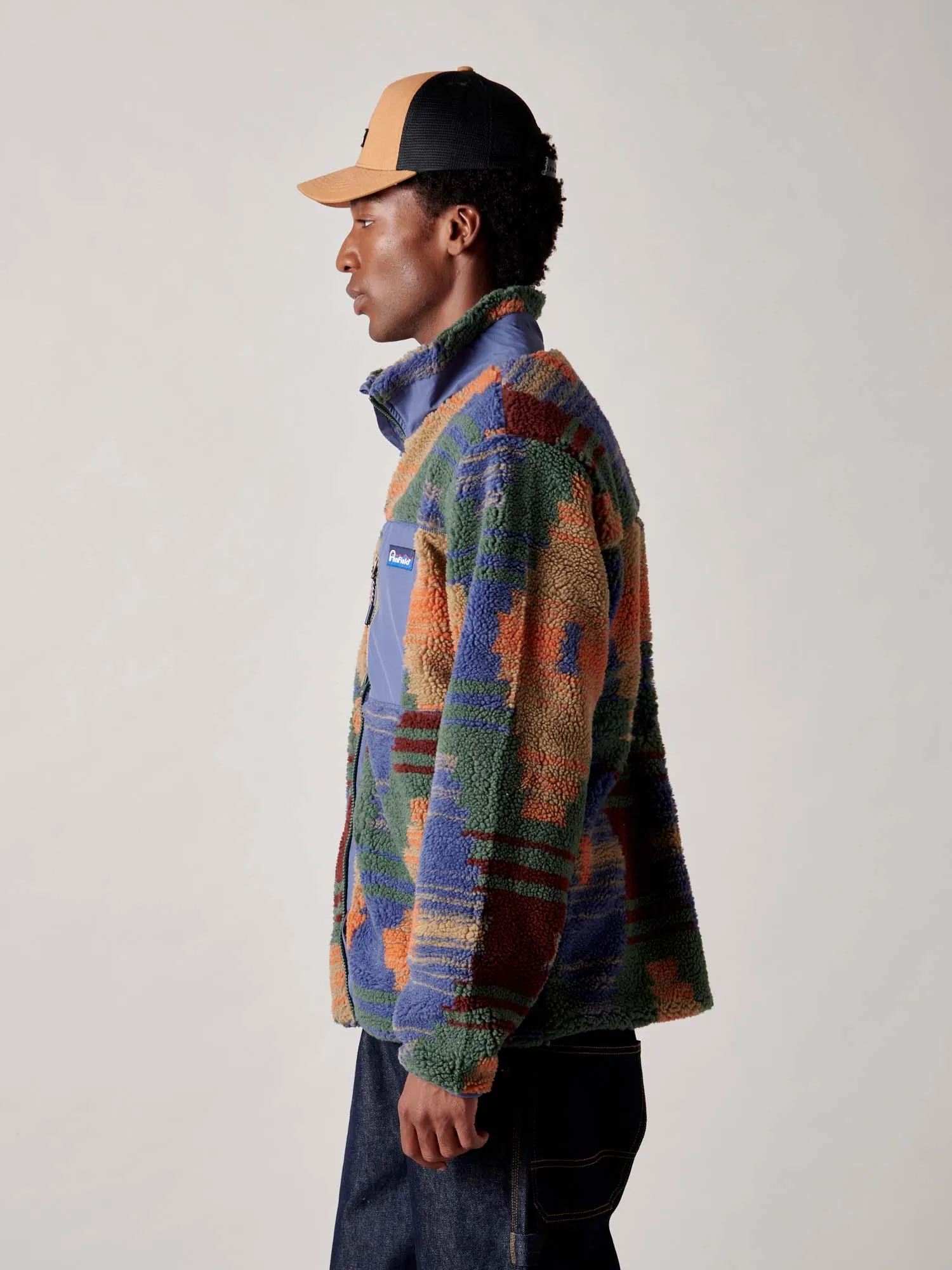 Forefounders Mattawa Fleece Jacket in Lead Gray sold by Penfield product image thumbnail 4