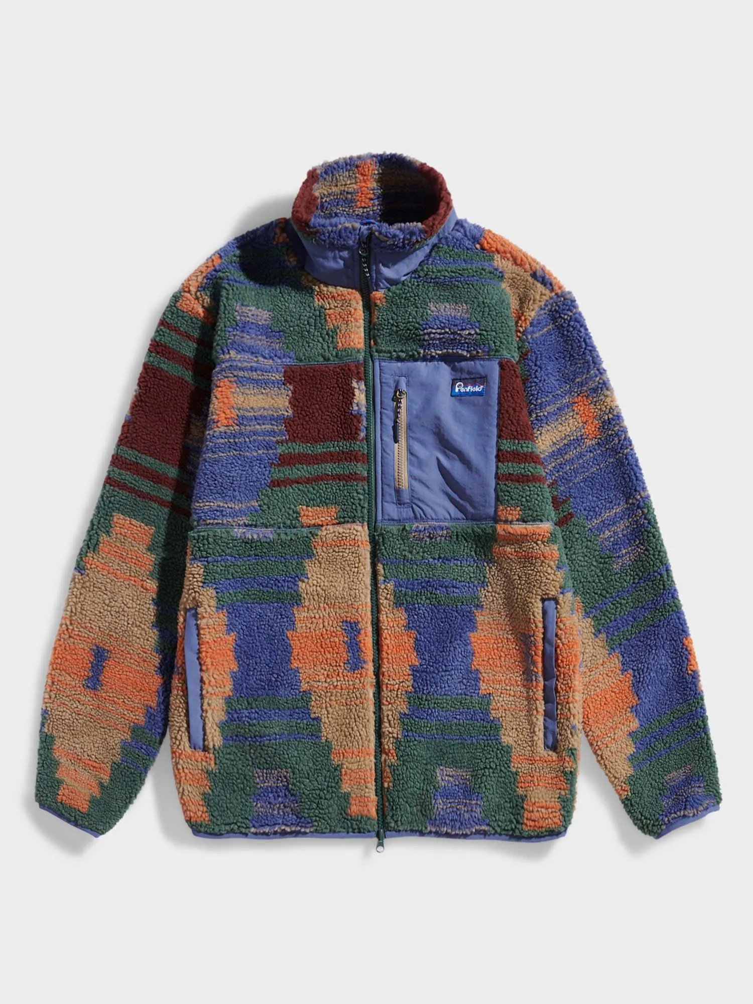 Forefounders Mattawa Fleece Jacket in Lead Gray sold by Penfield