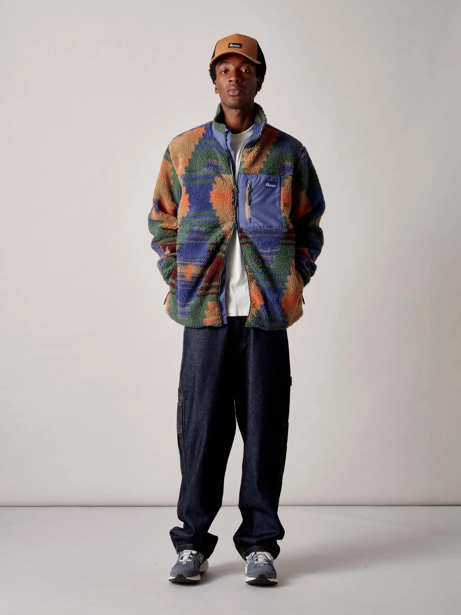 Forefounders Mattawa Fleece Jacket in Lead Gray sold by Penfield product image thumbnail 3