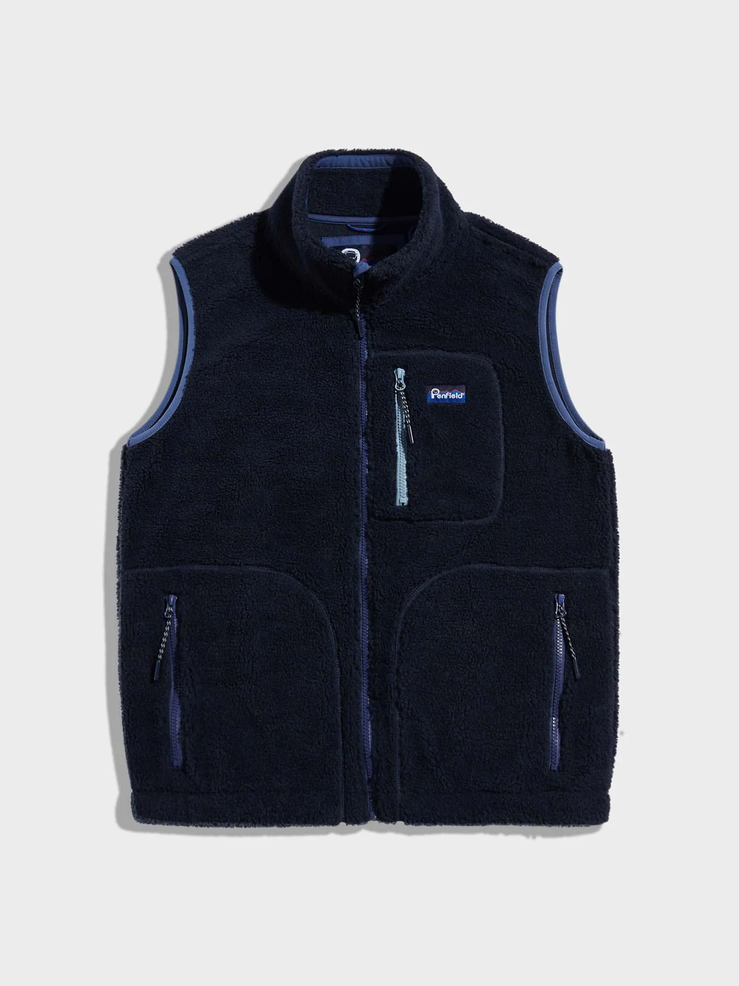 Trailblaze Fleece Vest in Navy Blue sold by Penfield