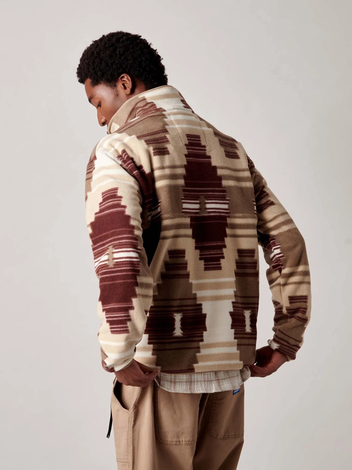 Forefounders Graylock Fleece ¼ Zip in Lead Gray sold by Penfield product image thumbnail 5