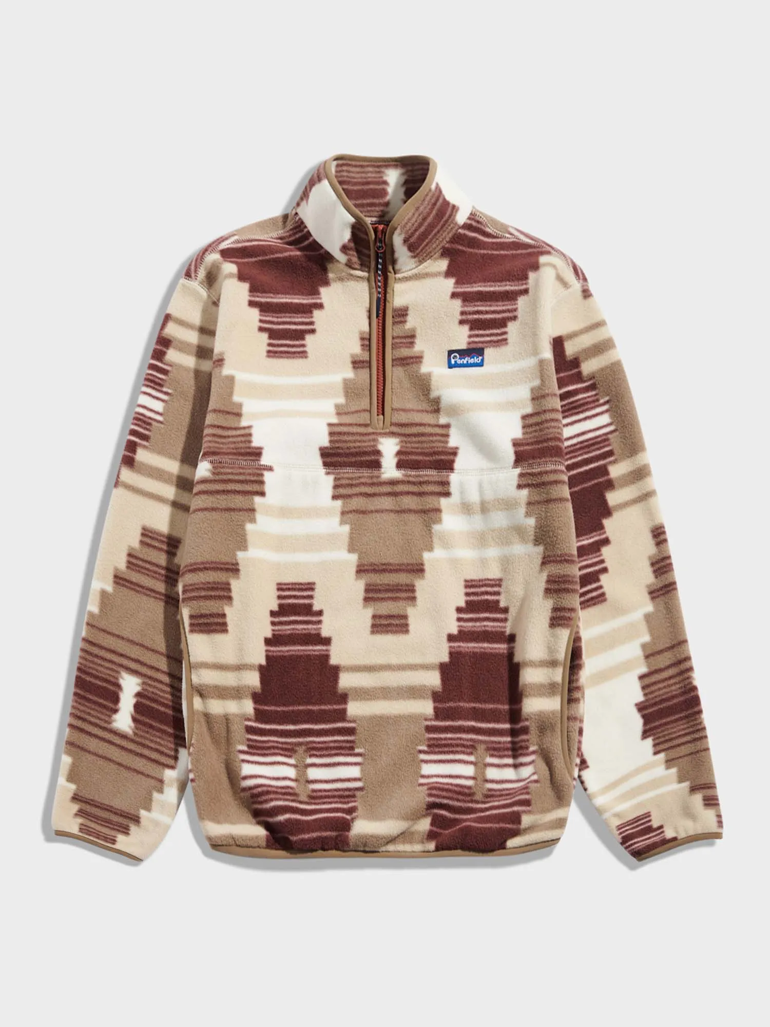 Forefounders Graylock Fleece ¼ Zip in Lead Gray sold by Penfield