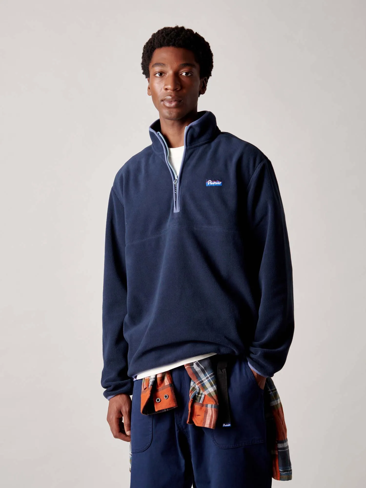 Graylock Fleece ¼ Zip in Navy Blue sold by Penfield product image thumbnail 2