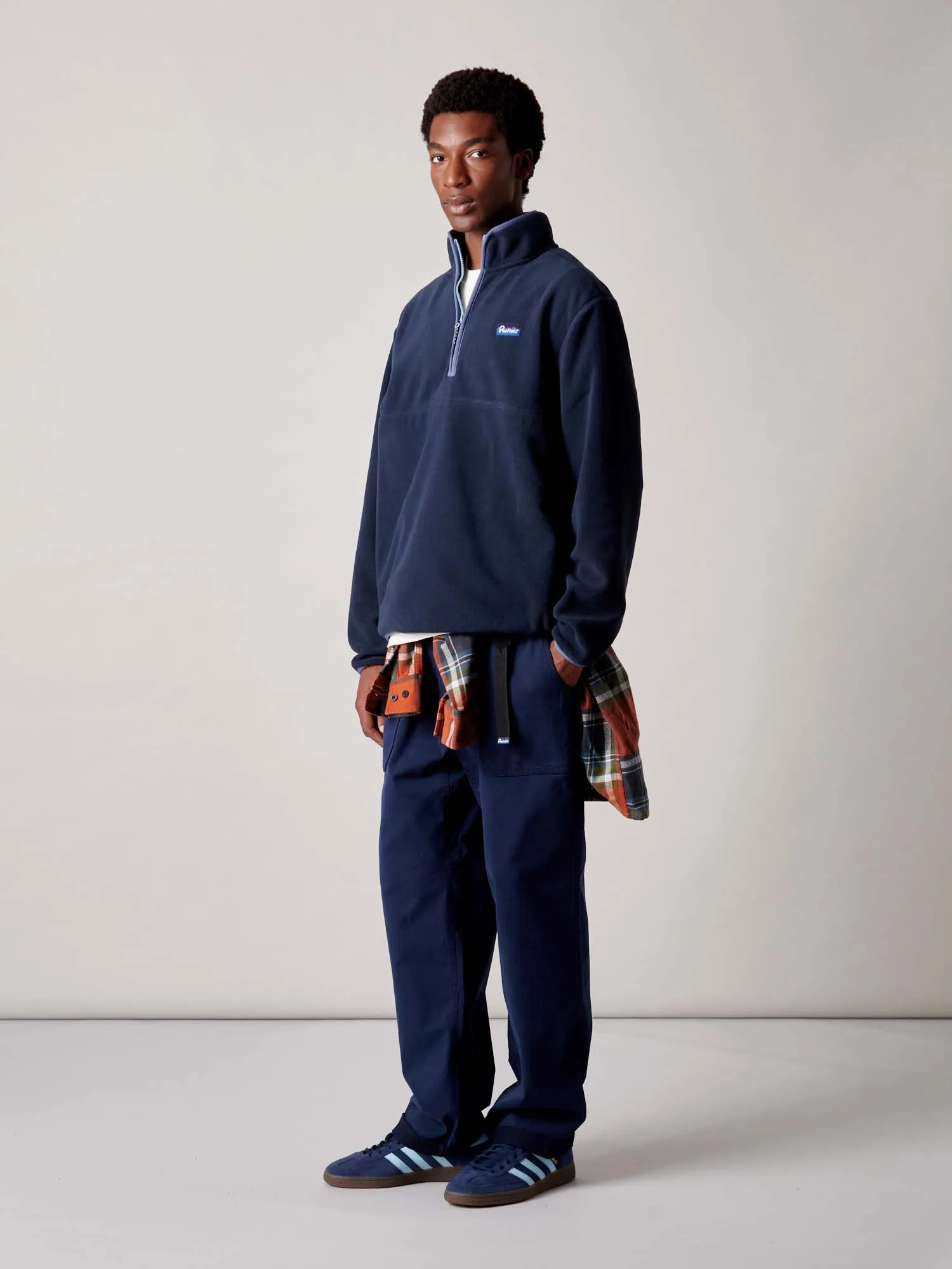Graylock Fleece ¼ Zip in Navy Blue sold by Penfield product image thumbnail 3