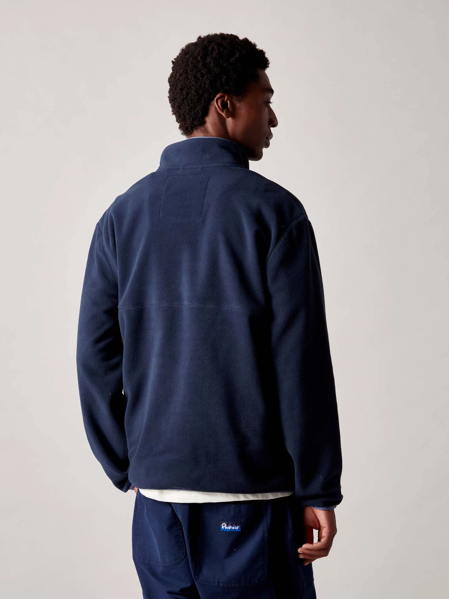 Graylock Fleece ¼ Zip in Navy Blue sold by Penfield product image thumbnail 5