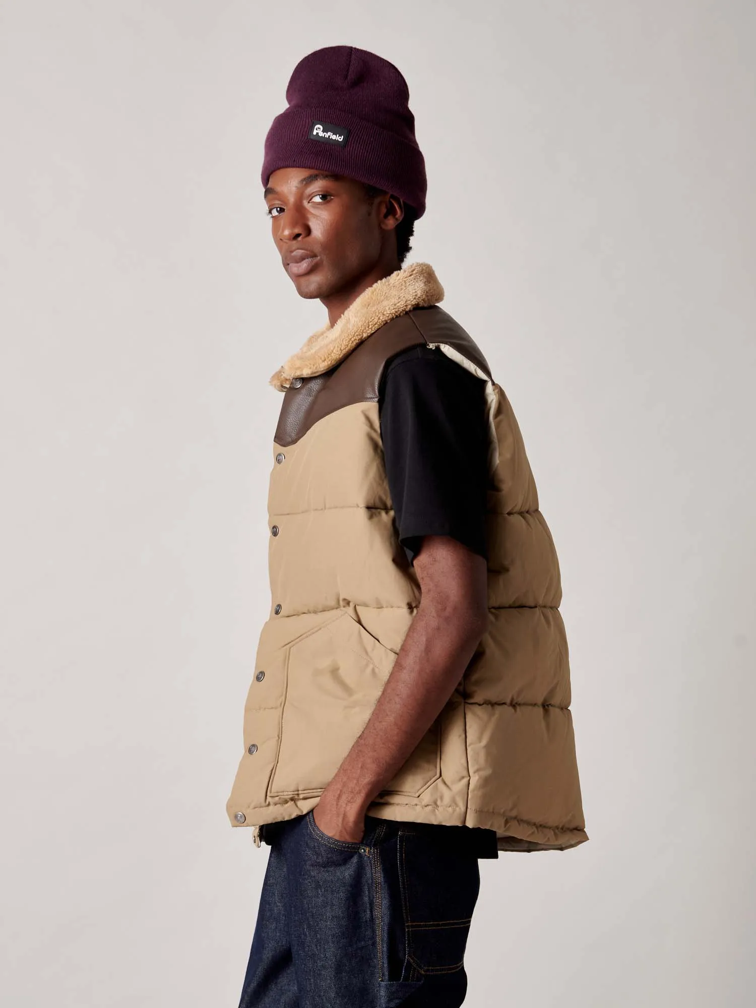 Rockwool Vest in Lead Gray sold by Penfield product image thumbnail 4