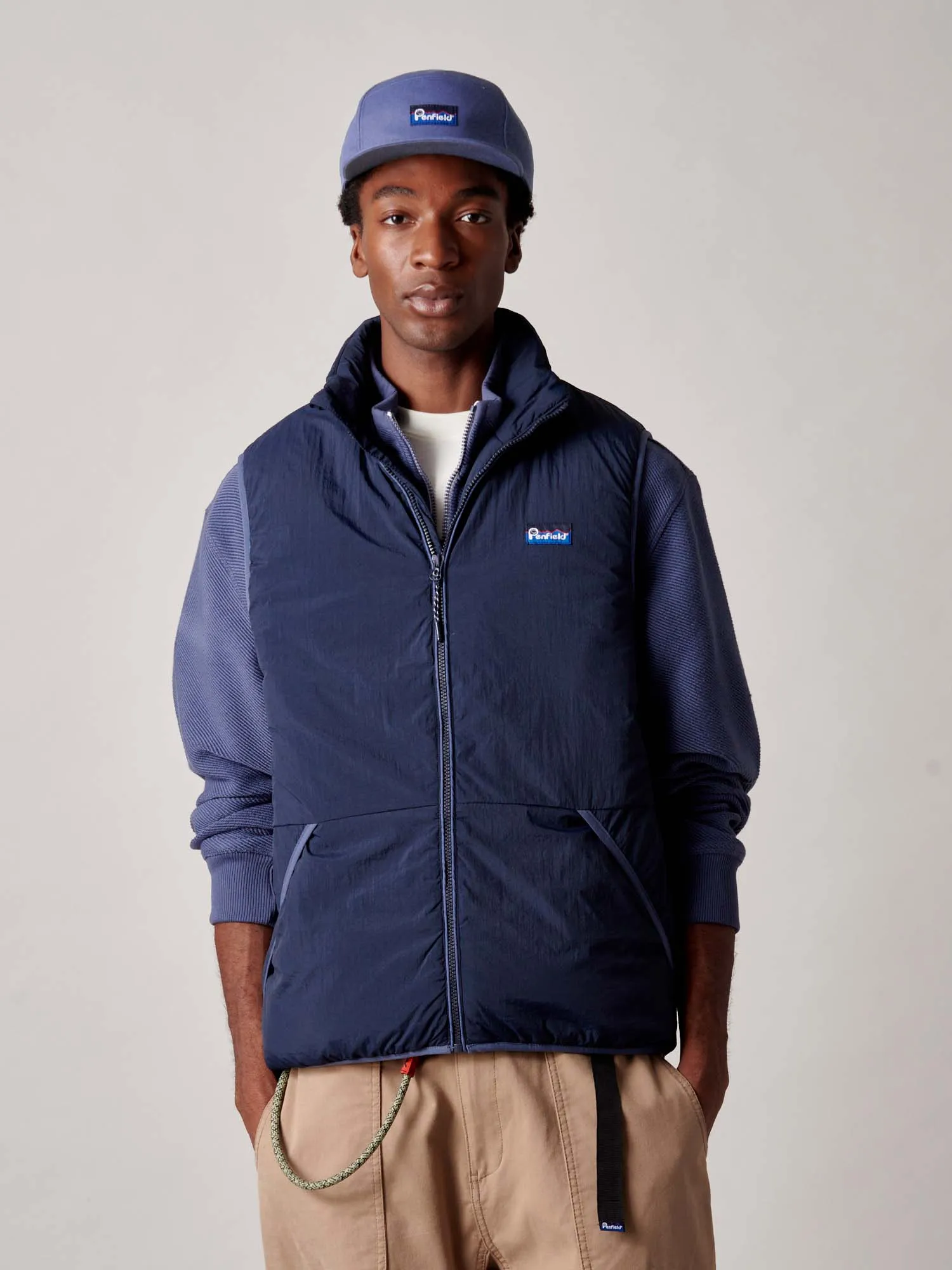 Assabet Flat Vest in Navy Blue sold by Penfield product image thumbnail 3