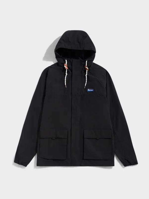 Meadow Showerproof Jacket in Black made by Penfield